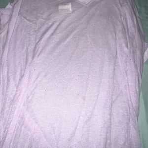 Sheer purple PINK shirt